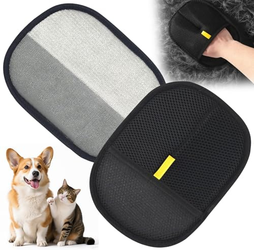 Pet Hair Remover Glove, Dog Cat Washing Gloves, Double Sided Pet Grooming, Versatile Grooming Tools