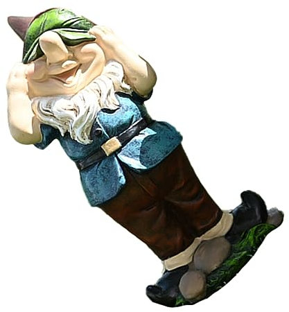 BESTonZON 1 Pieza Adorno de Jardín de Duende Decoración Exterior Resistente y Patios