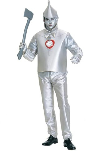 Shukqueen Costume da Boscaiolo di Stagno da Uomo Adulto, Outfit Halloween da Uomo con Top, Pantaloni, Cappello e Mantello, XL