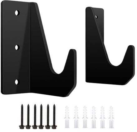 Jack Stand Wall Mount, Heavy Duty Tool Rack, 4.65x1.77 Inches Hydraulic Trolley Jack Holder, Sturdy Steel Brackets, Space-Saving Storage Design for Car Garage Workshop Organization