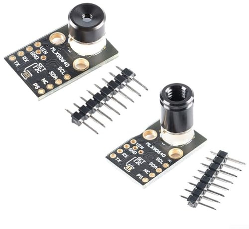 URPIZY MLX90640BA Caméra d'imagerie thermique infrarouge 32 x 24 Capteur de température infrarouge avec interface I2C pour Arduino pour développement de microcontrôleur Raspberry Pi (MLX90640BAA)