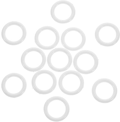 HONITANO 100pezzi per Tende in Plastica Occhielli per Tende Riutilizzabili Occhielli per Tende da Sostituibili per Forniture per