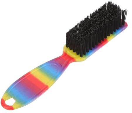 LRXIYODE Retro Bartbürste Hart Borstig Friseurbürste Mit Ergonomischem Griff Für Friseursalon Und Haarstyling Leichte Nackenstaubwedelbürste Für Gepflegtes Haar