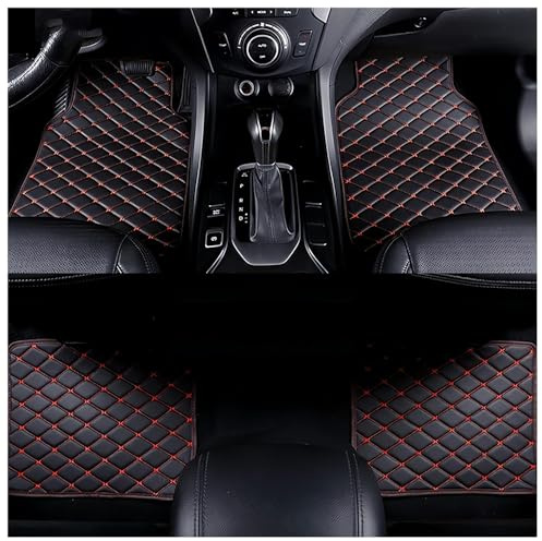 XWIXZ Auto Fußmatten, für Renault Captur 2013-2020 Vorne Und Hinten Leder Fussmatten Automatten Wasserdicht rutschfeste Teppiche Schutz Zubehör,A