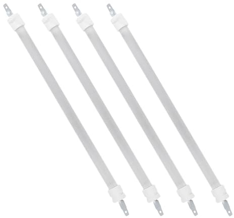 jojofuny Élément Chauffant Quartz Lot de 4 Tubes Résistants 27 CM pour Radiateur Électrique et Insert Cuisine