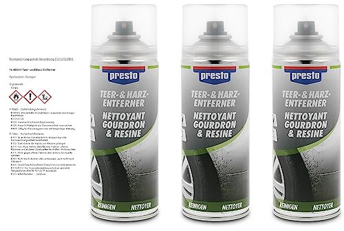 PRESTO 3x 400ml Teer- und Harz-Entferner