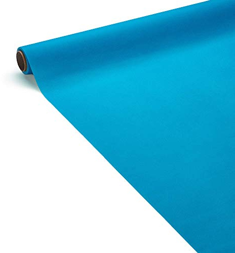 Le Nappage - Mantel de Papel Turquesa Airlaid - Certificado FSC® - Reciclable y Biodegradable - Tacto Suave - Mantel Azul Turquesa en Rollo de 1.20 x 5 Metros