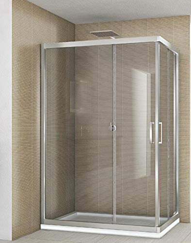 Hydra Box Doccia angolare Porta Scorrevole 70x120 cm Opaco Altezza 190 cm Serie f