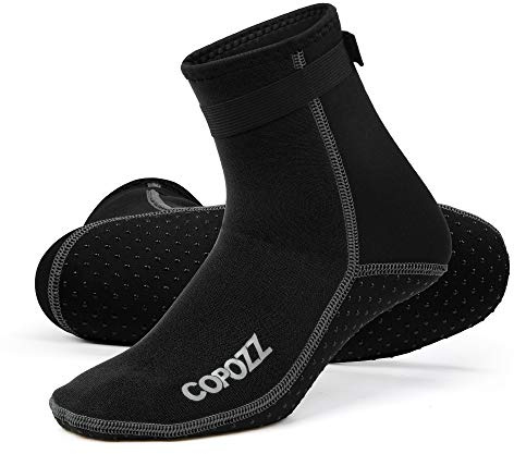 COPOZZ 3 mm dykstrumpor, neoprenstrumpor för vuxna kvinnor och män, tjocka dykstrumpor, vattensport, simstrumpor för simning, snorkling, segling, surfing, vattensport