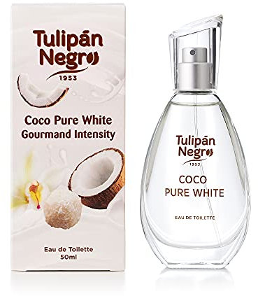 Tulipán Negro - Agua de Colonia Unisex, Coco Pure White, 50 ml