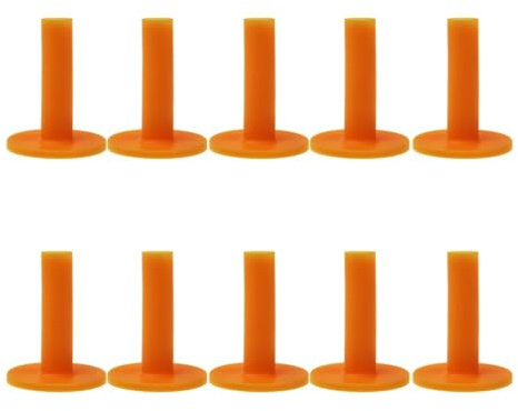DONGKER Gummi Golf Tees, 10 Stück 58/68/85 mm Gummi Driving Range Tees, Golf Zubehör, ideal zum Abschlagen von Golf Matten