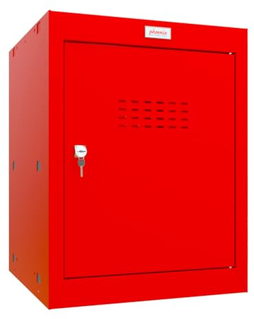 Phoenix CL0544RRK Würfel Schließfach Mittel 1 Rot m. Schlüssel-Schloss (B x H x T) 400 x 520 x 40