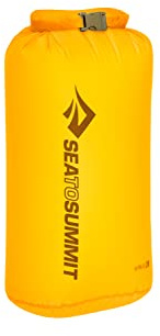 SEA TO SUMMIT - Ultra-Sil Dry Bag M 8L - Waterproof Storage & Organization - Roll-Top & Patented Field Repair Buckle - Ultra-Sil Fabric - For Backpacking - 19.1 x 17.2 x 36.8cm - Zinnia Yellow - 39g