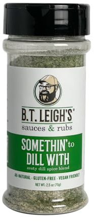 Dill & Horseradish Herb Seasoning | Vegan, Gluten Free Zesty Seafood Herb Blend | Made in Kentucky | All Natural, No Fillers, Small Batch, Artisan Gourmet Seasoning | Somethin' To Dill With