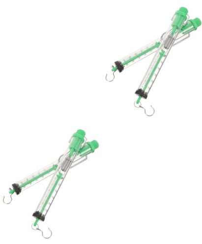 Mobestech 4 Stück Dynamometer Federwaage hängende Waage Kraftmesser Waage für Kinder Gramm Gewicht entsprungen werkzeug Experimente Apparat Laborgerät mechanisch Lehrinstrument Plastik