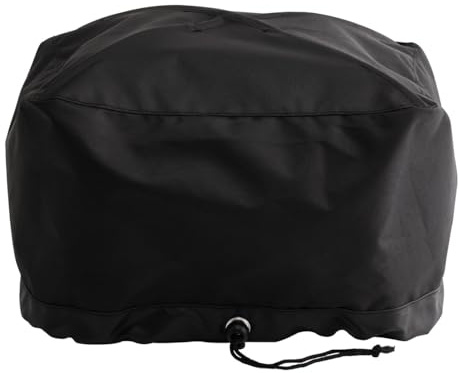 Morsø Vulcano Wok Burner Cover, wasserabweisendes Polyester, Schwarz