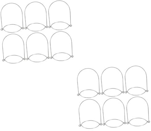 Gatuida 12pcs Mason Jar Lifting Yoke Handles Jar Lids Ring Hangers for Home Decor Party