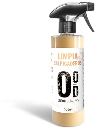 OOD ONEOFFDETAILERS Limpiador Salpicaderos e Interiores Autocaravana Coche Moto Limpiador de Plásticos Interior Efecto Brillo Plásticos Interior Aroma a Coche Nuevo - Limpia Salpicaderos 500ml