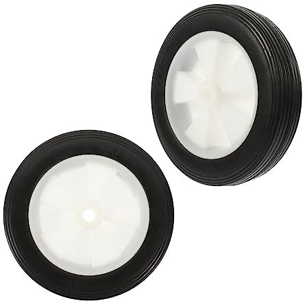 BESPORTBLE 2pezzi Ruote Di Ricambio Per Bbq Ruote Silenziose Per Carrelli Multifunzionali Accessori Per Tagliaerba e Grill Facili Da Installare Per Uso Ed Esterno
