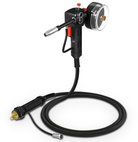 SSimder Aluminum Spool Gun, 200A 16ft Euro Connection MIG Welding