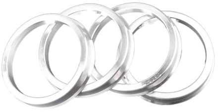 HUYGB Zentrierringe 4 Stück Auto Aluminiumlegierung Radnabe Zentrische Ringe Mittelbohrung 75,1-54,1 75,1-56,1 75,1-57,1 75,1-60,1 Radnaben Zentrierringe(75.1-72.6)