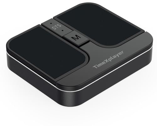 TIMEXPLAYER Mini Square Mouse - 2.4GHz Wireless, Dual Bluetooth Connection, Compatible with All Major Operating Systems - High Precision Sensor, Customizable Multi-Function Buttons, Ideal for Office