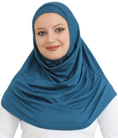 Prien Chic Hijab für Damen, Muslim Kopftuch Untertuch Set, Lange Kopftücher Kleid Frauen, Schal Für Gebetskleidung Abaya, Muslimische Kleider Für Ramadan Hajj