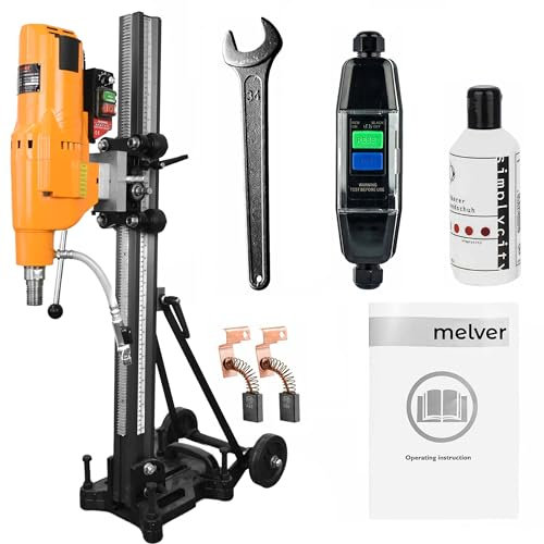 Betonbohrer Professioneller geneigtem Kernbohrständer Kernbohrmaschine Bohrmaschine Standbohrmaschine Kernbohrgerät Bohren im beton MELVER MV-405D (MV-405D Base)