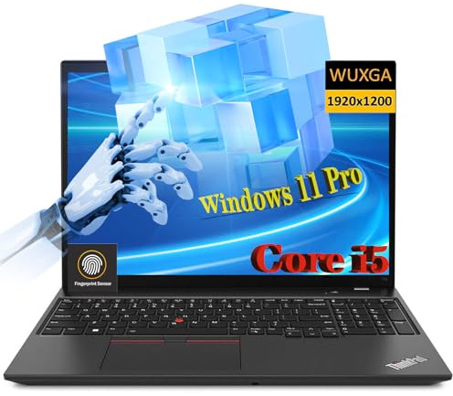 Lenovo ThinkPad T16 Gen 2 Business Laptop, 16 Zoll WUXGA Display, Intel i5-1335U Prozessor, 32GB RAM, 1TB SSD, Fingerabdruckleser - Tastatur mit Hintergrundbeleuchtung, USB-C Thunderbolt, Windows 11