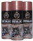 Balaju Height 3X BH Metallic Rose Gold Gloss Spray paint for Interior or Exterior, Wood, Metal, Plastic, Glass, 400ML Each- Pack of 3 (3)
