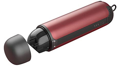 TFixol Aspirateur portable pour voiture avec poignées extensibles - Sac de rangement ultra léger 5200 pa - Pour maison, voiture, bureau, placard - Rouge