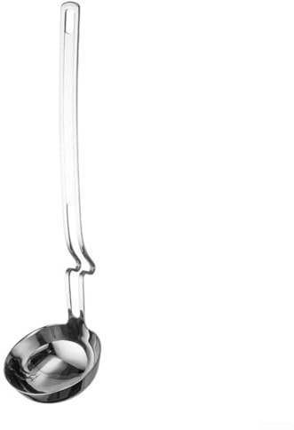 Cucchiai da minestra in acciaio inossidabile con efficace design filtrante per una cucina più sana