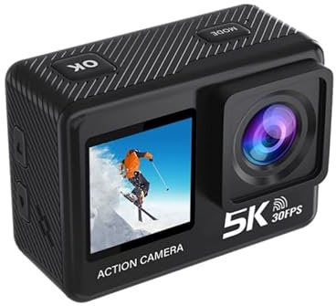 bergxperten MatroDive - Revolutionize Your Underwater Photography 5K 50MP Waterproof Action Camera with EIS, WiFi & 170° Wide Angle - for Snorkeling & Vlogging