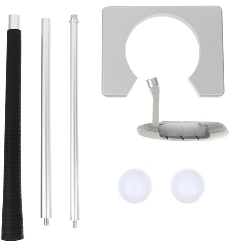 SOPOTUTU Putter Golf Tre Sezioni Club Staccabile Portatile Accessorio per Allenamento Golf Indoor e Outdoor Compatto e Leggero per Migliorare le Abilità