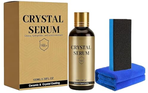 Jubepk Recubrimiento Cerámico para Coches - 100 Ml Protección Hidrofóbica para Pintura | Recubrimiento Cerámico Cristalino Antirrayaduras | para Conductores Diarios Aficionados al Detallado y