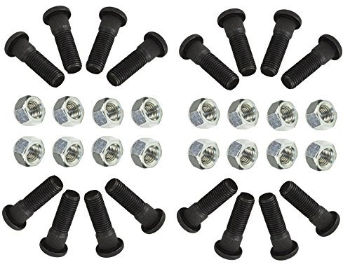 Pack de 16 M12 x 1,5 pour les goujons et écrous de roue 100mm moyeux remorque PCD