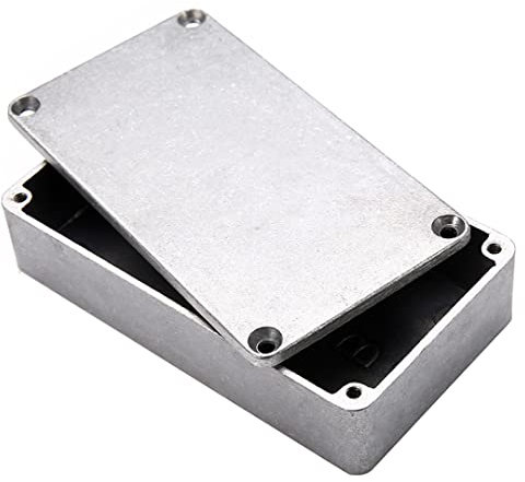 Vogueing Tool Wasserdichtes Gehäuse aus Aluminiumdruckguss für elektronische Projekte und Außenversorgung (1 Stück - 1590B+ 122 x 66 x 39,5 mm)