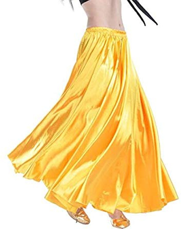 OrdinAry Gonna a Ruota Intera Costume di Danza del Ventre Swing Costume di Pancia Vestito da Ballo Abiti da Ballo per Donna Ballerino Professionista Abito Lungo in gonne di Chiffon
