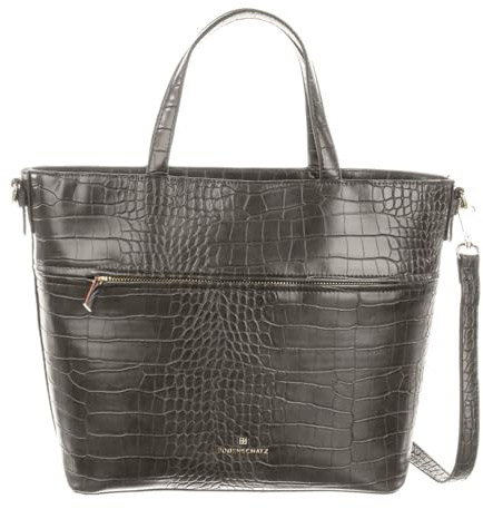 Bodenschatz Schultertasche Umhängetasche Shopper Bag Grey grau