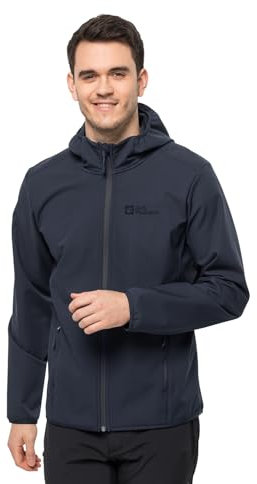 Jack Wolfskin Herren Bornberg Hoody M Jacket, night blue, XL EU