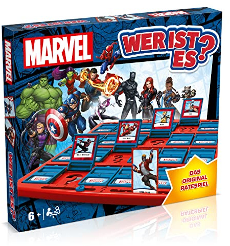 Winning Moves Wer ist es? Marvel Edition - Wer ist es Spiel Marvel Brettspiel für Kinder - Fanartikel - Gesellschaftsspiele für Familien - 2 Spieler ab 10+ Jahren - Deutsch