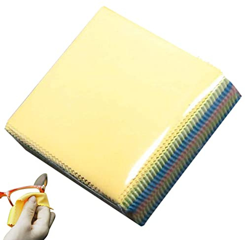 Chuye Chiffon de Nettoyage pour Objectif - 100 lingettes de Nettoyage en Microfibre | Chiffon de Nettoyage pour Lunettes, Objectif d'appareil Photo, téléphones Portables, écrans de télévision et Plus