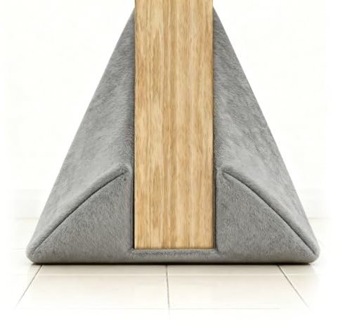 GDHOMM Door Draft Stopper for Bottom of Doors Weather Stripping Door Gap Filler Soundproof Size Adjustable 30-36, Gray