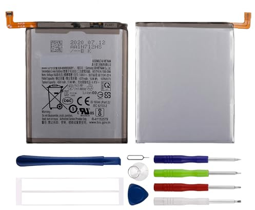 Duotipa EB-BN985ABY Batterie de rechange compatible avec Samsung Galaxy Note 20 Ultra 5G SM-N986B/DS Batterie avec outils