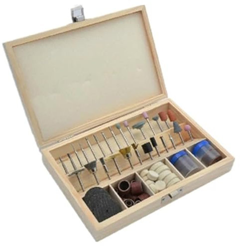 TOKIDNY 100pièces Kit Accessoires Pour Outils Rotatifs Brosse Fil De Polissage Meules Abrasives Et Mandrins Pour Bricolage Meulage Et Nettoyage Métalliques