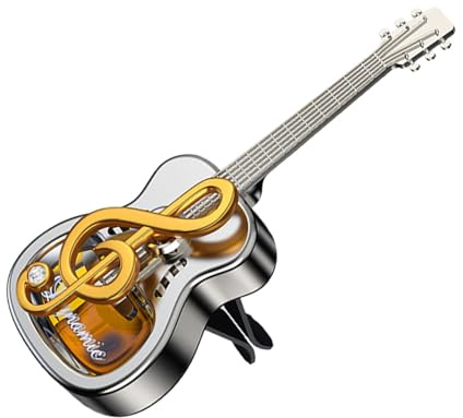 Guitar Air Freshener Car, Car Vent Diffuser Clip, Aromatherapy Car Vent Clip, Guitar Shape Car Air Freshener, Car Air Freshener Ornament, Music Lover Car Diffuser, Vent Clip Air Freshener, Fragrance C