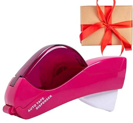 Weqizuerqi Distributore Automatico Di Nastro Adesivo, Dispenser Di Nastro Di Imballaggio, Dispenser Portatile Di Nastro Adesivo, Handheld Packing Tape Dispenser, Per 12mm E 19mm, 17x9x3.8cm