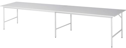 RAU Arbeitstisch Jerry höhenverstellbar, B4000xT1000xH800-850mm, M-Platte-22mm