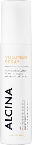 ALCINA Volumen-Spray | 1 x 125 ml | Leave-in Spray für feines Haar | Für spürbar mehr Haarvolumen | Kräftigt die Haarstruktur | Mit Creatin, Panthenol & Niacinamid