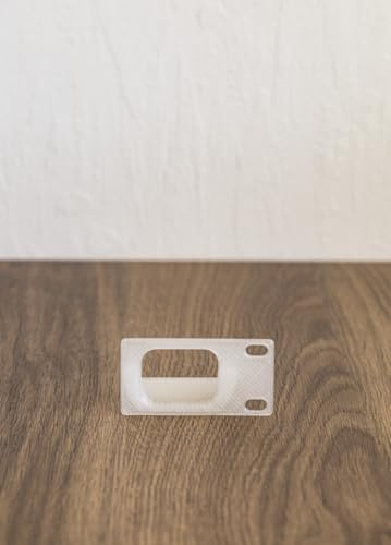 JetKVM 1U-fäste – 3D-tryckt rackinställning för 1 eller 2 enheter – lämplig för 19-tums serverställ – platsbesparande KVM- eller mini PC-hållare (grå, för 1 x JetKVM höger sida)